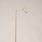 Foto 75825-6: Strakke taupe vloerlamp met verstelbare spot