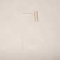Foto 75825-7: Strakke taupe vloerlamp met verstelbare spot