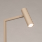 Foto 75825-8: Strakke taupe vloerlamp met verstelbare spot