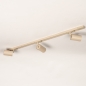 Foto 75828-11: Luxe spanningsrail in het beige met drie spots en verder uit te breiden met o.a. hanglampen