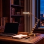 Foto 75835-1: Moderne led bureaulamp in messing