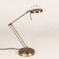 Foto 75835-2: Moderne led bureaulamp in messing