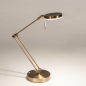 Foto 75835-6: Moderne led bureaulamp in messing
