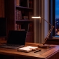 Foto 75836-13: Moderne led bureaulamp in bruin