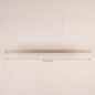 Foto 75845-17: Taupe hanglamp met dimbare led verlichting en easy lift systeem