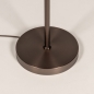 Foto 75864-14: Geborsteld koffiebruine staande vloerlamp met drie verstelbare spots