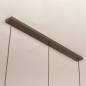 Foto 75868-3: Bruine Hanglamp met Scalloped Stoffen Kappen – Sfeervol en Design voor Elke Stijl