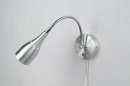 Wandlamp 83914: modern, eigentijds klassiek, aluminium, metaal #4