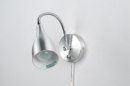 Wandlamp 83914: modern, eigentijds klassiek, aluminium, metaal #6