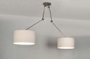 Hanglamp 86844: industrieel, modern, eigentijds klassiek, staal rvs #1