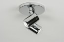 Spot 89384: modern, metaal, chroom, rond #1