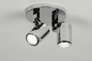Spot 89384: modern, metaal, chroom, rond #3