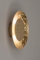 plafondlamp 11606 modern eigentijds klassiek metaal goud rond