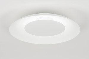 plafondlamp 11611 modern metaal wit rond
