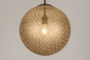 hanglamp 11894 landelijk klassiek eigentijds klassiek messing (kleur) brons roestbrons metaal goud brons bruin messing (kleur)