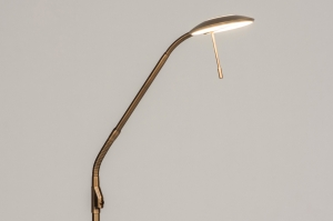 vloerlamp 12041 landelijk rustiek modern klassiek eigentijds klassiek brons metaal brons
