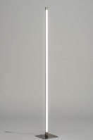Stehleuchte 12429 modern Edelstahl Kunststoff stahlgrau