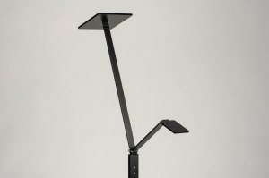Stehleuchte 12835 Sale Design modern Aluminium Metall schwarz matt viereckig