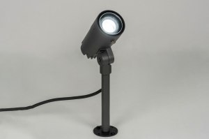 buitenlamp 13235 modern aluminium antraciet donkergrijs langwerpig