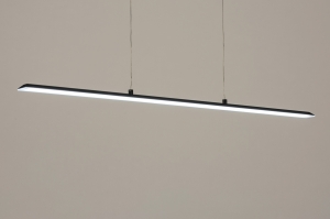 hanglamp 15085 design modern aluminium geschuurd aluminium antraciet donkergrijs langwerpig rechthoekig