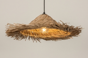 hanglamp 15111 sale modern metaal riet naturel rond