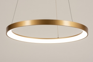 hanglamp 15149 modern aluminium metaal goud rond