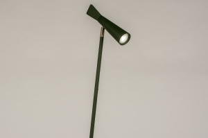vloerlamp 15287 design modern metaal groen messing