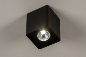 Aussenleuchte 15329 modern Aluminium Metall schwarz matt viereckig rechteckig