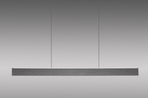 hanglamp 15360 design modern geschuurd aluminium antraciet donkergrijs langwerpig rechthoekig