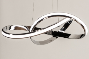 hanglamp 15373 sale modern eigentijds klassiek metaal chroom rond