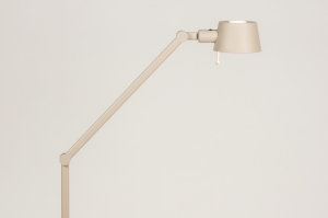 staande lamp 15425 design modern metaal beige zand rond