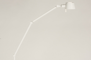 vloerlamp 15433 design modern metaal wit mat rond