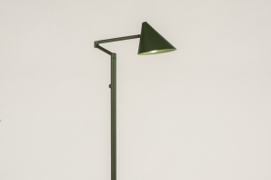 vloerlamp 15520 modern metaal groen rond