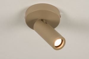 spot 15544 modern metaal beige zand rond