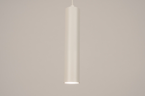 hanglamp 15634 modern aluminium metaal wit mat rond langwerpig