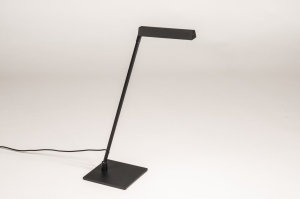 tafellamp 15660 modern metaal zwart mat