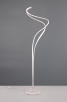 vloerlamp 15738 modern aluminium metaal wit mat langwerpig