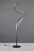 vloerlamp 15739 modern aluminium metaal zwart mat langwerpig