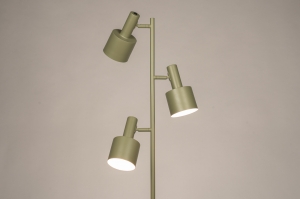 staande lamp 15755 modern retro metaal groen rond