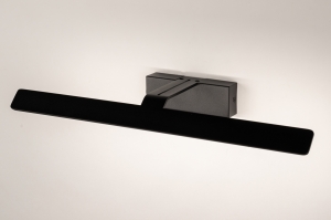Wandleuchte 15778 Design modern Aluminium Metall schwarz matt rechteckig