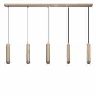 hanglamp 15831 modern metaal goud beige zand langwerpig