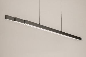 hanglamp 15838 design modern aluminium metaal antraciet donkergrijs rechthoekig