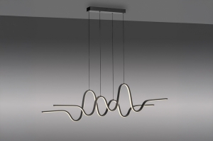 hanglamp 15848 modern aluminium metaal zwart mat langwerpig
