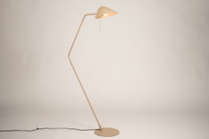 vloerlamp 15929 design modern metaal beige zand rond