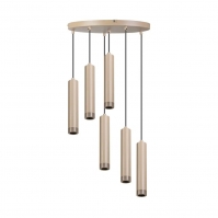 hanglamp 15944 modern metaal beige zand rond