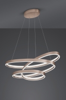 hanglamp 15977 design modern kunststof metaal beige taupe ovaal