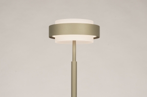 vloerlamp 16049 modern aluminium groen rond