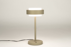 tafellamp 16051 modern aluminium metaal groen rond