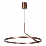 hanglamp 16114 aluminium brons bruin koper rond