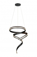 hanglamp 16191 design modern kunststof metaal zwart langwerpig